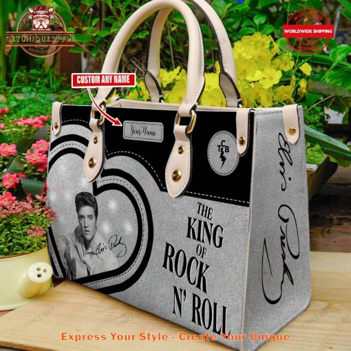 Elvis Presley The King Of Rock N Roll Handbag