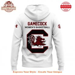 Gamecocks Womens Basketball 2425 Senior White Hoodie