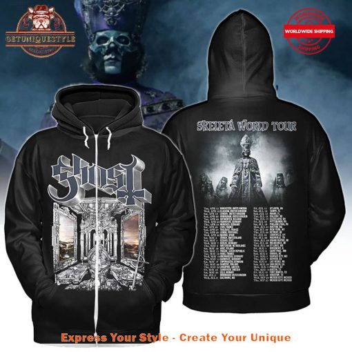 Ghost Band Skeletal World Tour 2025 Merch Collection