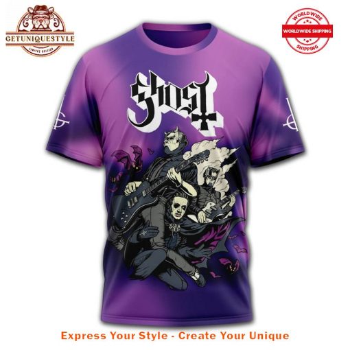 Ghost World Tour 2025 Message From The Clergy Shirt