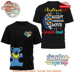 Grateful Dead Autism Awareness Accept Understand Love Shirt