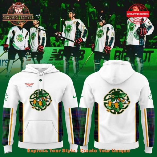 Greenville Swamp Rabbits St Patrick’s Day 2025 Limited Edition Hoodie