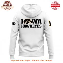 Iowa Hawkeyes Nothing Easy Limited Edition White Hoodie