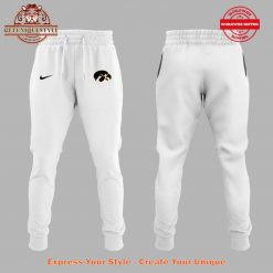 Iowa Hawkeyes Nothing Easy Limited Edition White Hoodie