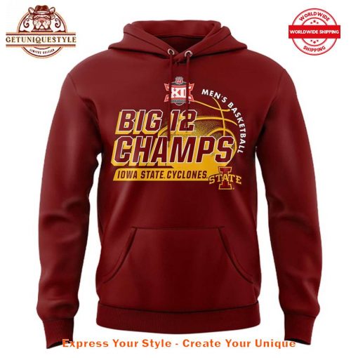 Iowa State Cyclones Big 12 Champions Nothing Easy Hoodie