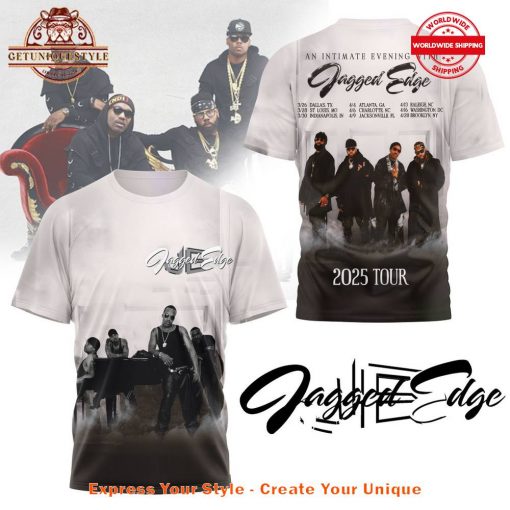 Jagged Edge An Intimate Evening With 2025 Tour Shirt