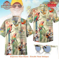 Jimmy Buffett Somewhere On A Beach Hawaiian Shirt