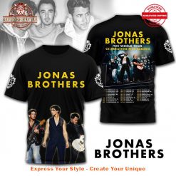 Jonas Brothers The World Tour Celebration Five Albums Shirt