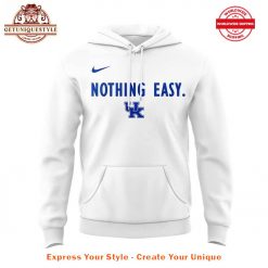 Kentucky Mens Basketball Nothing Easy Limited Edition Hoodie