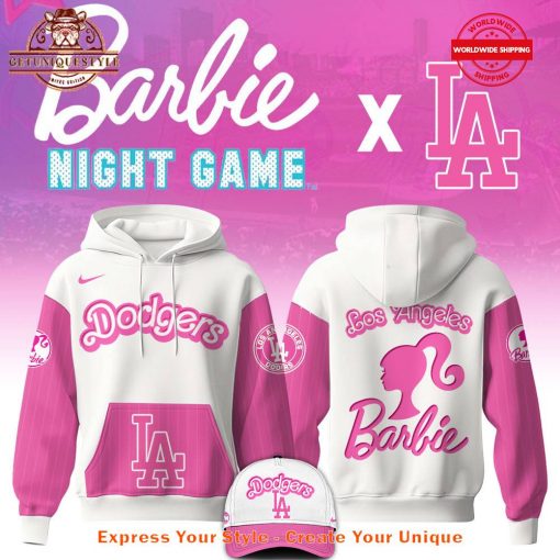 Los Angeles Dodgers MLB x Barbie Night Game Limited Edition 2025 Hoodie