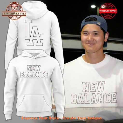 Los Angeles Dodgers New Balance Special Edition White Hoodie