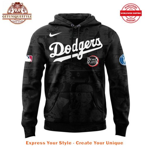 Los Angeles Dodgers x Demon Slayer Kamado Nezuko Hoodie