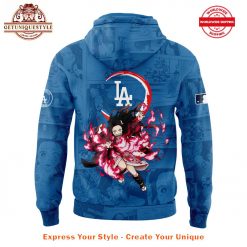 Los Angeles Dodgers x Demon Slayer Kamado Nezuko Hoodie