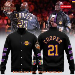 Los Angeles Lakers Michael Cooper Baseball Jacket