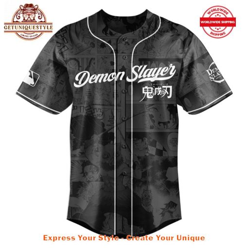 MLB x Demon Slayer Hashibira Inosuke Limited Baseball Jersey