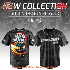 MLB x Demon Slayer Kamado Tanjirou Limited Baseball Jersey