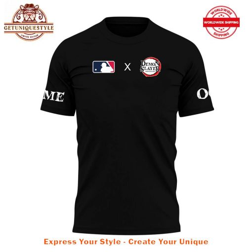 MLB x Demon Slayer Limited Edition Black Shirt