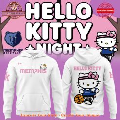 Memphis Grizzlies Hello Kitty Night 2025 Hoodie