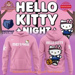 Memphis Grizzlies Hello Kitty Night 2025 Hoodie