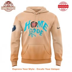 Memphis Grizzlies x Brezerk HOME MADE Collection Brown Hoodie