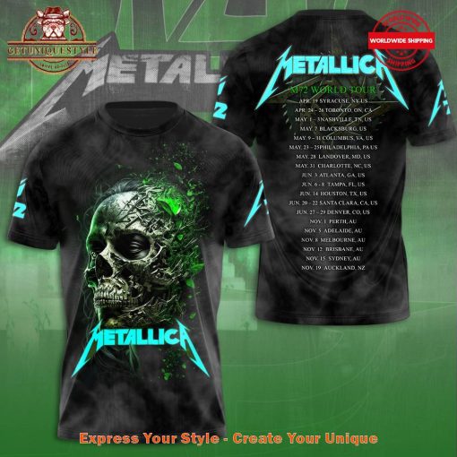 Metallica M72 World Tour 2025 Limited Edition Shirt