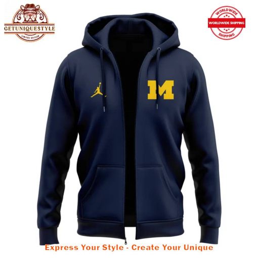 Michigan Men’s Basketball Limited Edition Navy Zip Hoodie