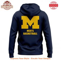 Michigan Mens Basketball Limited Edition Navy Zip Hoodie