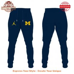 Michigan Mens Basketball Limited Edition Navy Zip Hoodie