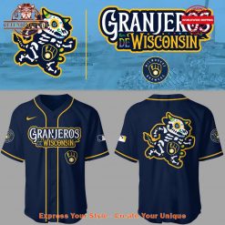 Milwaukee Brewers Granjeros de Wisconsin 2025 Baseball Jersey