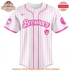 Milwaukee Brewers MLB x Barbie Night Game Limited Edition 2025 Jersey