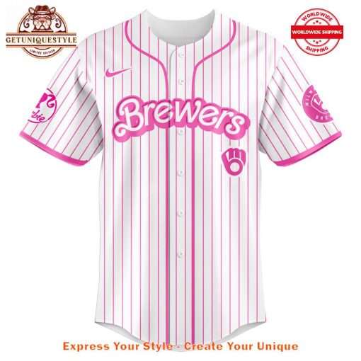 Milwaukee Brewers MLB x Barbie Night Game Limited Edition 2025 Jersey