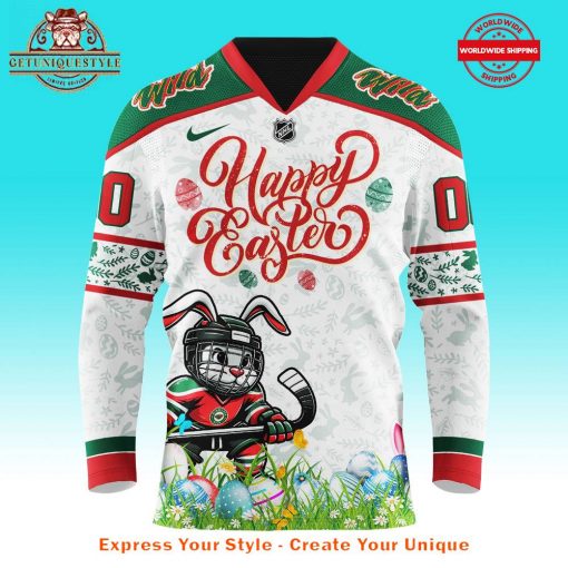 Minnesota Wild Happy Easter Day 2025 Hockey Jersey