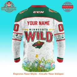 Minnesota Wild Happy Easter Day 2025 Hockey Jersey