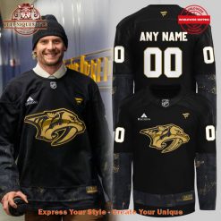 Nashville Predators Military Salute 2025 Hockey Jersey