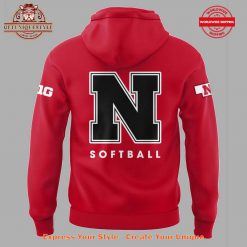 Nebraska Cornhuskers Coach Rhonda Revelle 2025 Red Hoodie