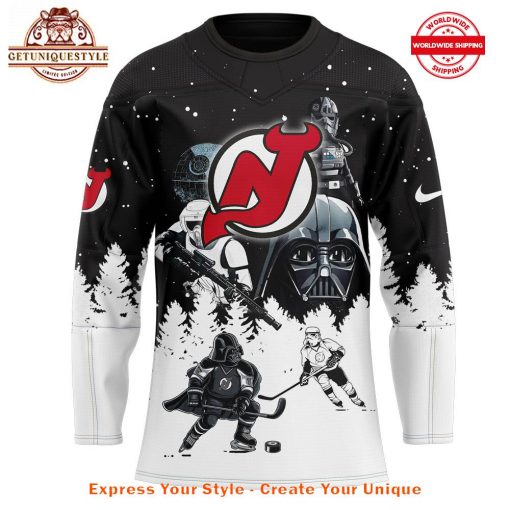 New Jersey Devils Star Wars Night Uniform Hockey Jersey