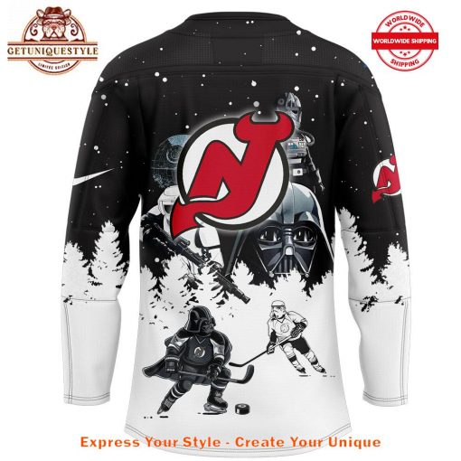 New Jersey Devils Star Wars Night Uniform Hockey Jersey