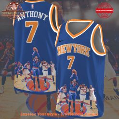 New York Knicks Carmelo Anthony Basketball Jersey