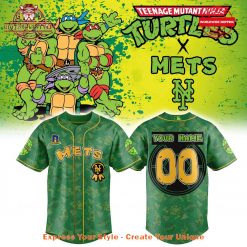 New York Mets Turtle Powered RI Comic 2025 Jersey