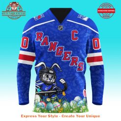 New York Rangers Happy Easter Day 2025 Hockey Jersey