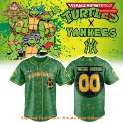 New York Yankees Turtle Powered RI Comic 2025 Jersey