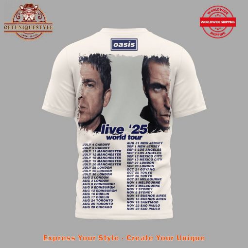 Oasis Live ’25 World Tour Limited Edition Shirt