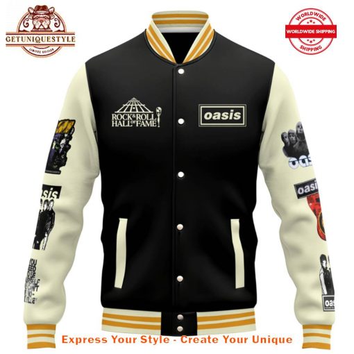 Oasis Rock And Roll Hall Of Fame 2025 Baseball Jacket