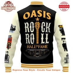 Oasis Rock Roll Hall Of Fame 2025 Baseball Jacket