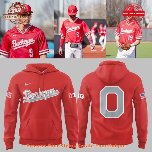 Ohio State Buckeyes 2025 Special New Red Hoodie