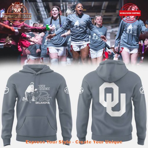 Oklahoma Sooners We Back Pat Special New Gray Hoodie