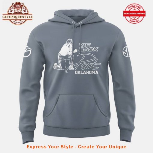 Oklahoma Sooners We Back Pat Special New Gray Hoodie