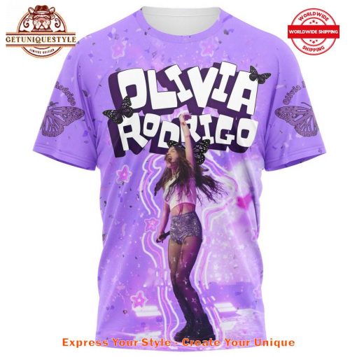 Olivia Rodrigo Guts World Tour 2025 Purple Shirt