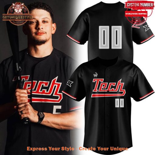 Patrick Mahomes Texas Tech Red Raiders Limited Baseball Jersey