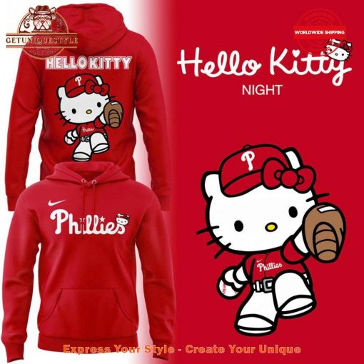 Philadelphia Phillies Hello Kitty Night 2025 Limited Edition Hoodie